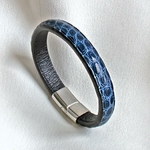 Crivellaro-Bracelet-croco-bleu-2