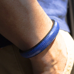 Crivellaro-Bracelet-lezard-bleu-electrique-5