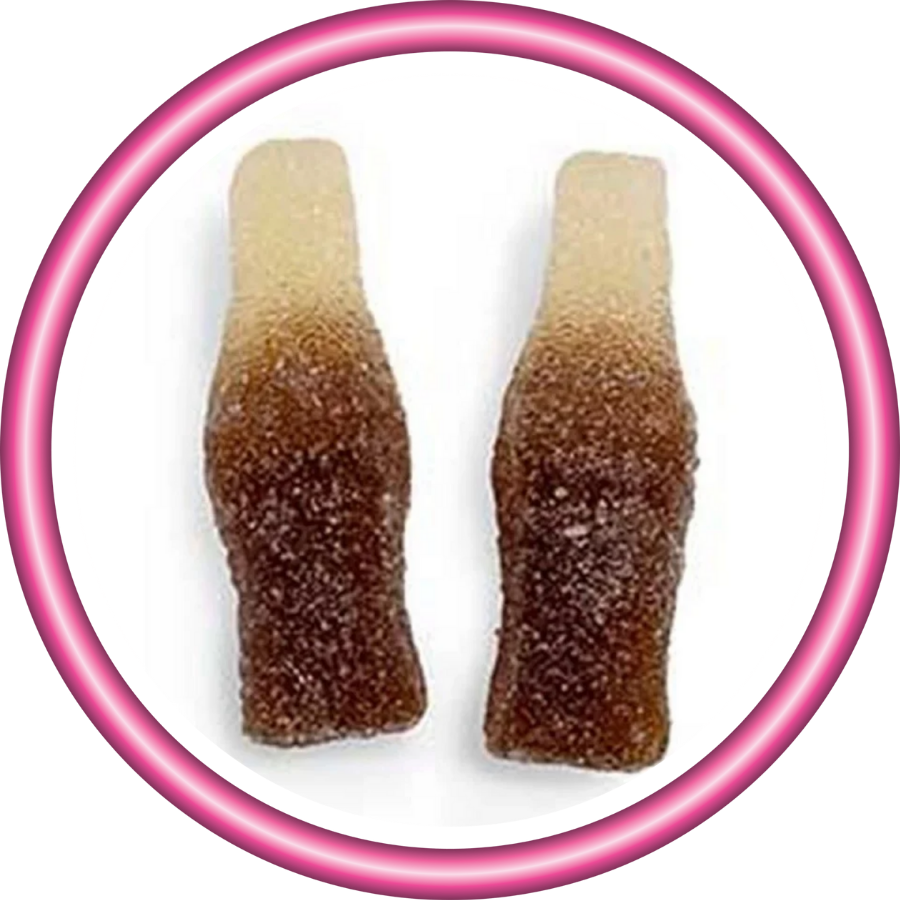 Bouteille sucrée cola