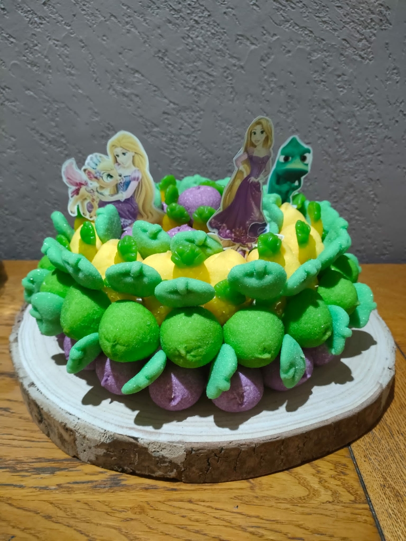 Gâteau de bonbons 1 étage - Compositions gourmandes - Hollo'Glam