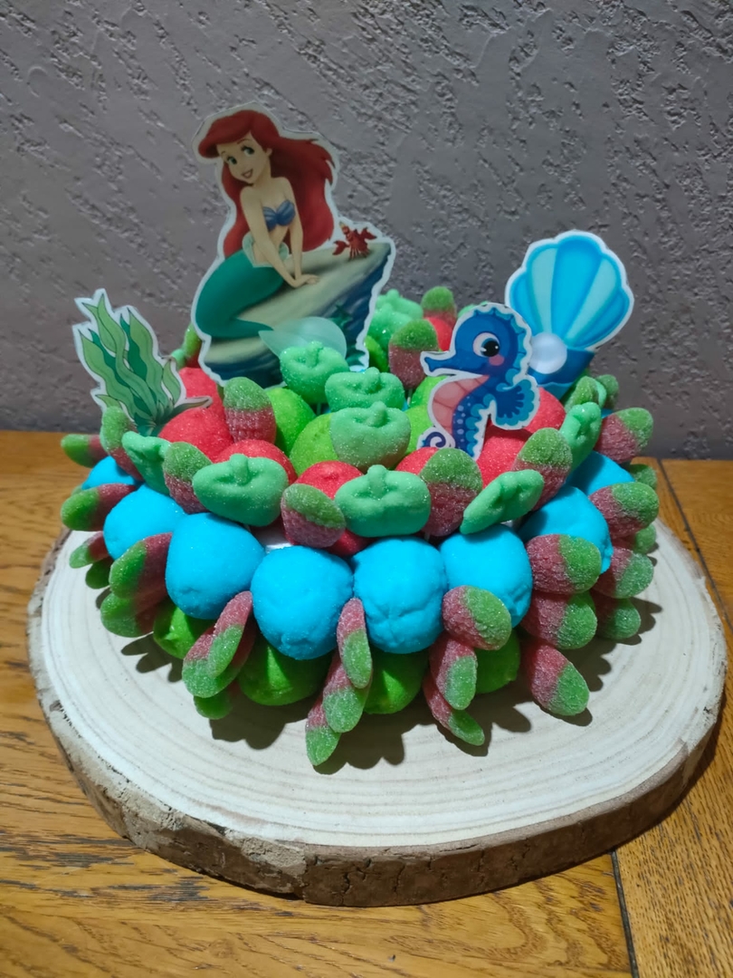 Lot De 6 Bougies D'anniversaire En Forme De Sirène - 7,3 Cm - Violet