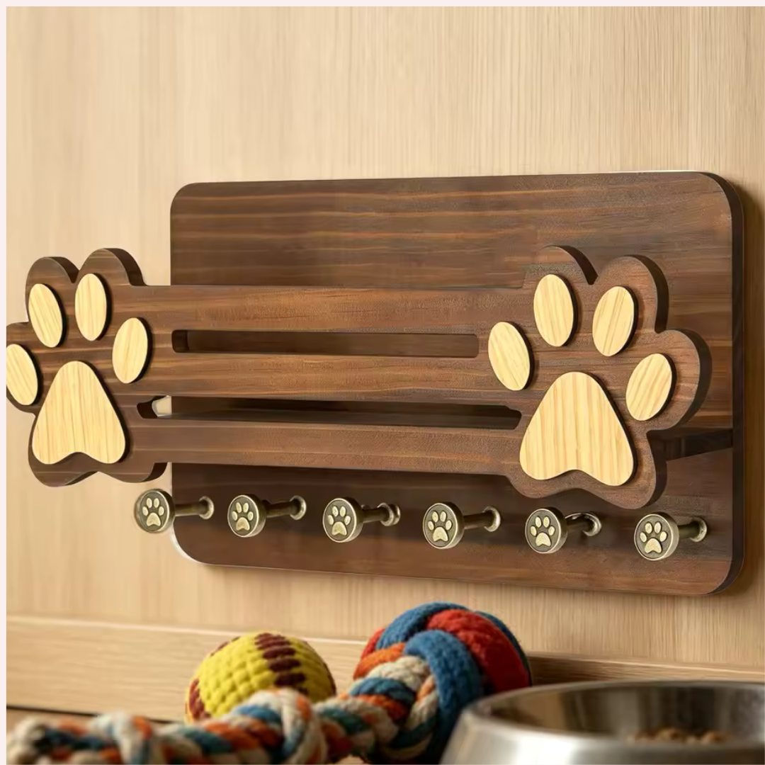 Support laisse mural pour chien