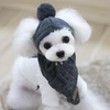 Chapeau-pour-chiens-hiver-rayures-chaudes-tricot-chapeau-charpe-collier-chiot-Teddy-Costume-v-tements-de