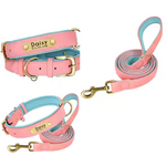Design sans titre (5) collier laisse rose pâle