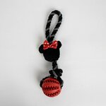 Dog toy Minnie Mouse Red Polyester Cotton TPR 10 x 30 x 7 cm 7 x 30 x 10 cm_3