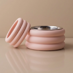 Gamelle Donut chiens et chats Beige