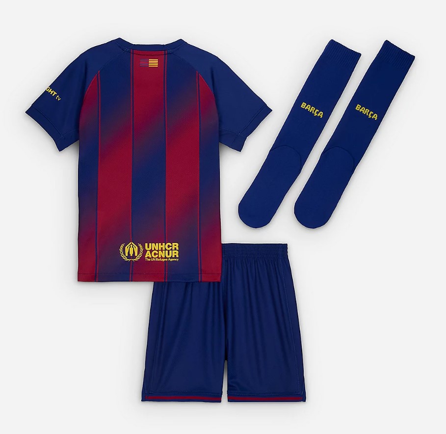 FC Barcelone Maillot Extérieur 2024/25 Mini-Kit Enfant FC Barcelone Maillot Extérieur 2024/25 Mini-Kit Enfant