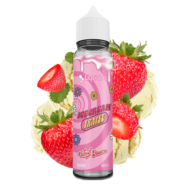 ice-cream-fraise-50ml-wpuff-flavors-by-liquideo