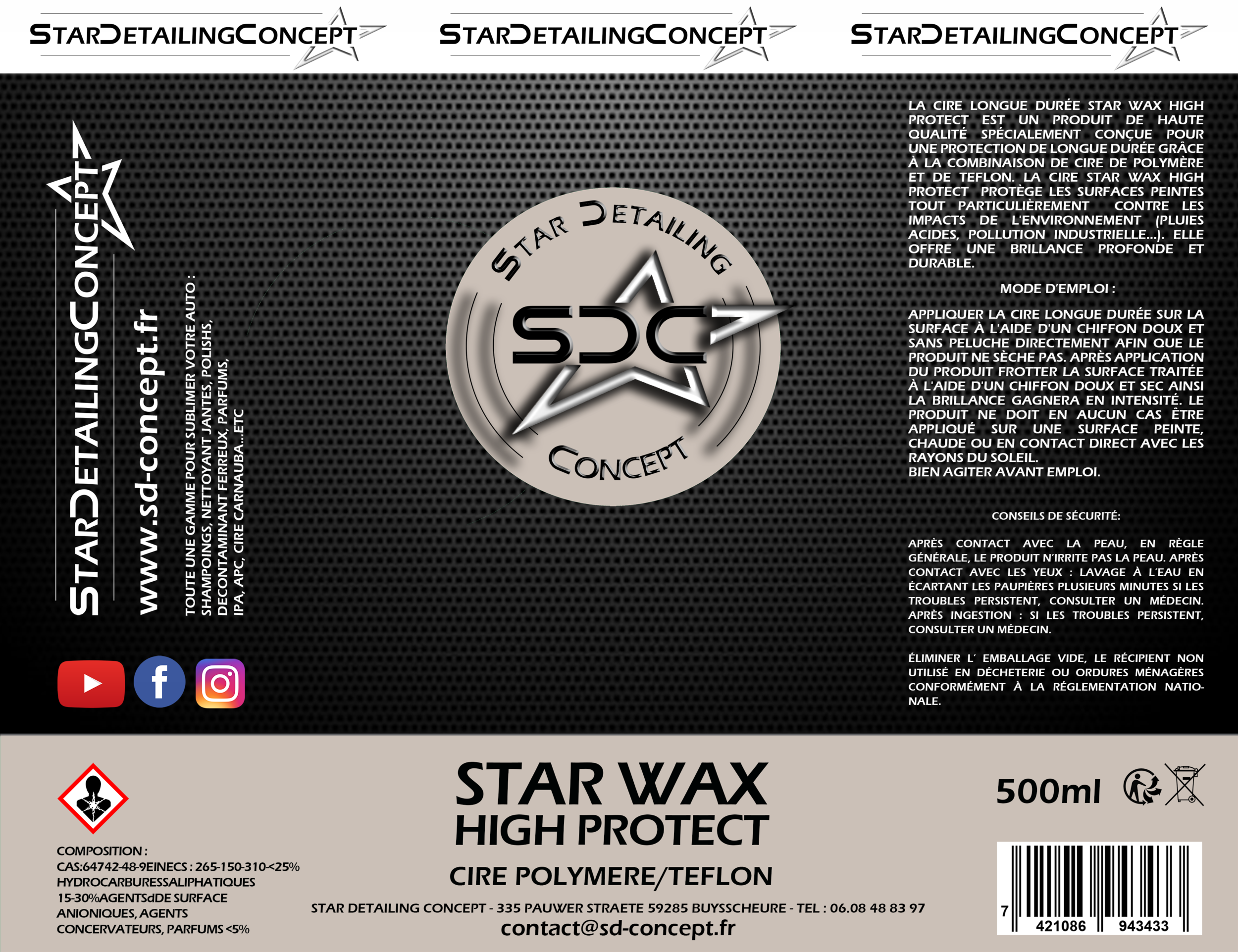 15 STAR WAX HIGH PROTECT OK LE 28 04 21