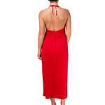 dos dune nuisette longue rouge avec dentelle