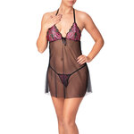 nuisette-tulle-transparent-noir-dentelle-tricolore