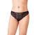 tanga noir en dentelle