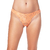 tanga brésilien en dentelle couleur abricot