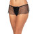 string noir en forme jupette