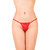 string sexy en dentelle rouge