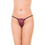 string sexy avec une dentelle bordeaux
