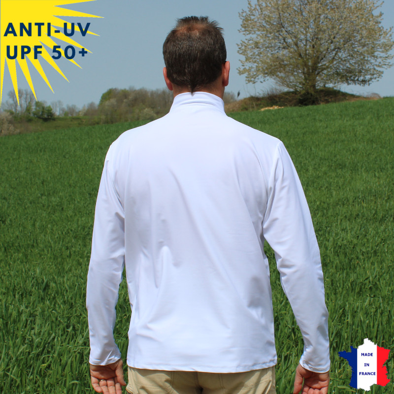 T-shirt anti-uv homme manches longues col zippé maco maga vetement anti-uvT-shirt-anti-uv-homme-tee-shirt-anti-uv-macomaga-vetement-anti-uv-homme