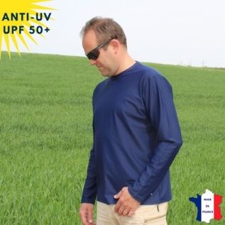 T-shirt de bain anti-uv Homme ML Anthracite UPF50+
