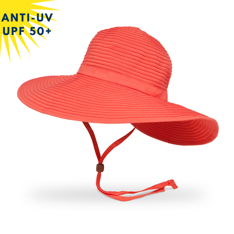 Chapeau anti-uv Femme BEACH HAT - Pamplemousse | UPF50+