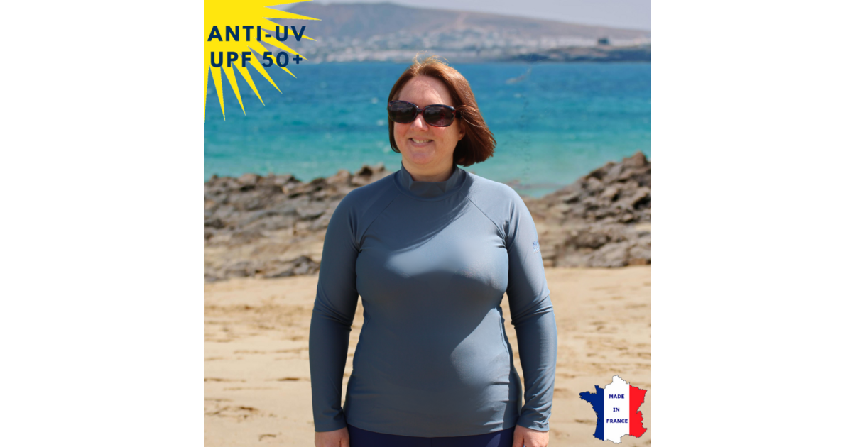 T-shirt Anti UV Femme Manches longues arena Imprimé
