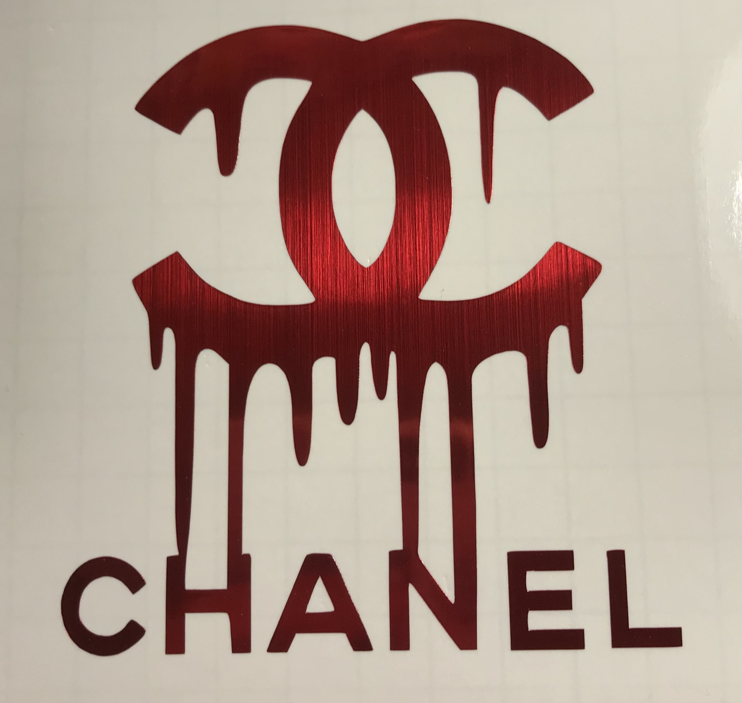 Chanel rouge métallisé