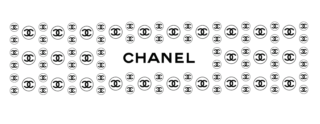 Grande planche Monogrammes Chanel 85x20 cm