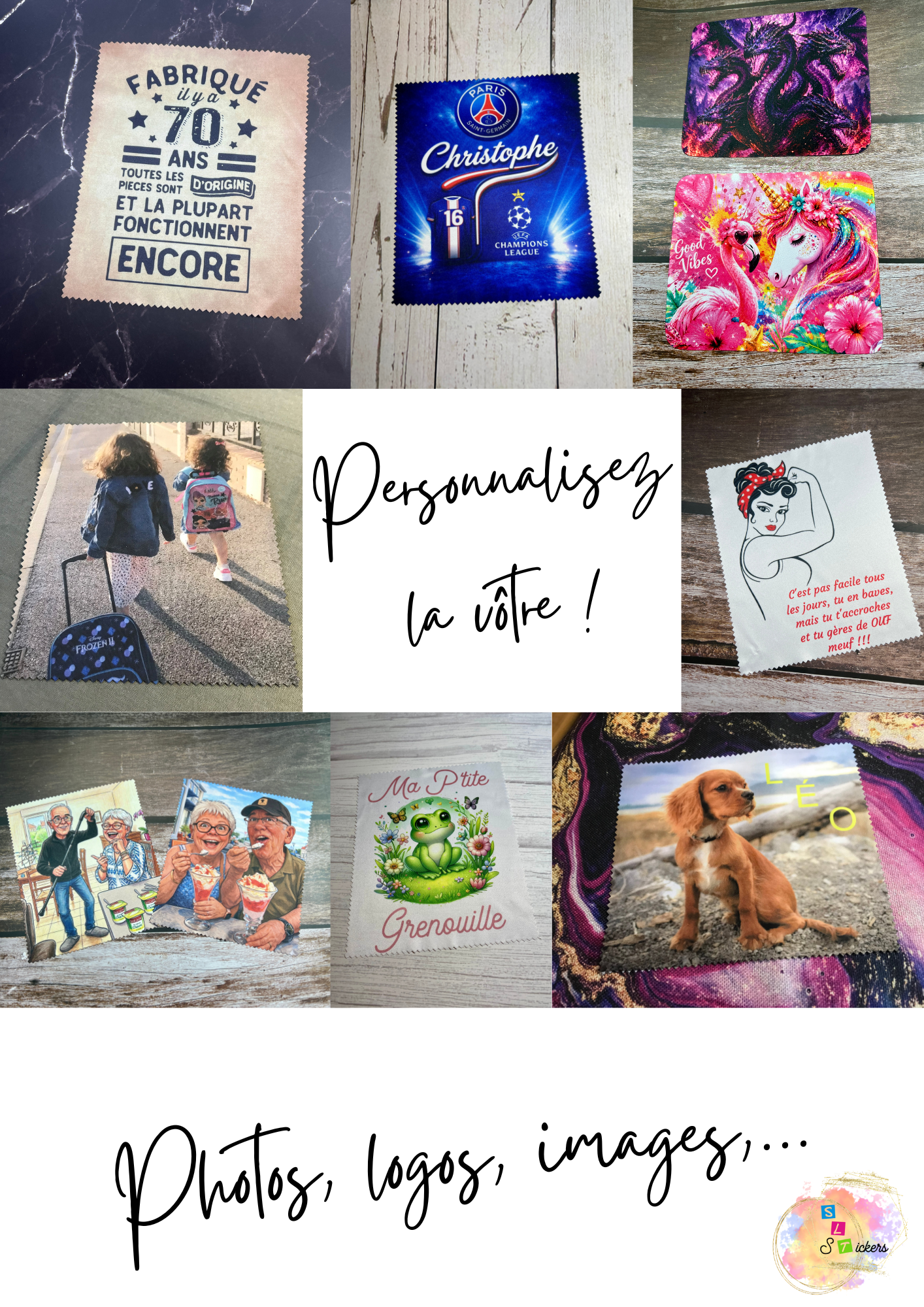 Objets personnalisables