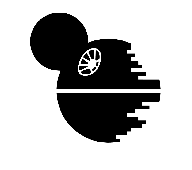 Sticker Mickey en voiture de course