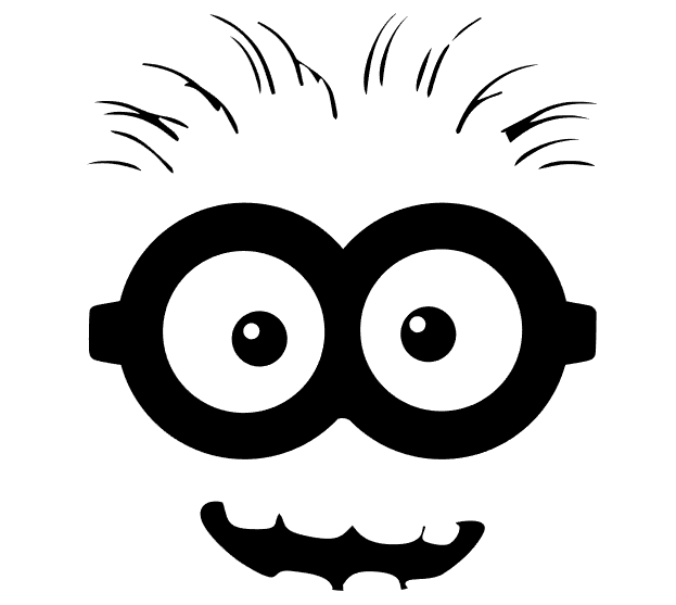 Visuel noir et blanc pour Minion