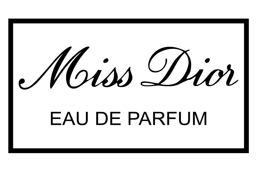 Étiquette Miss Dior eau de parfum