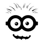 Visuel noir et blanc pour Minion