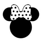 Visuel Minnie avec un nœud à pois