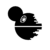 Sticker Mickey en voiture de course