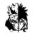 Visuel noir et blanc du motif produit