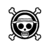 Visuel noir et blanc du motif présenté