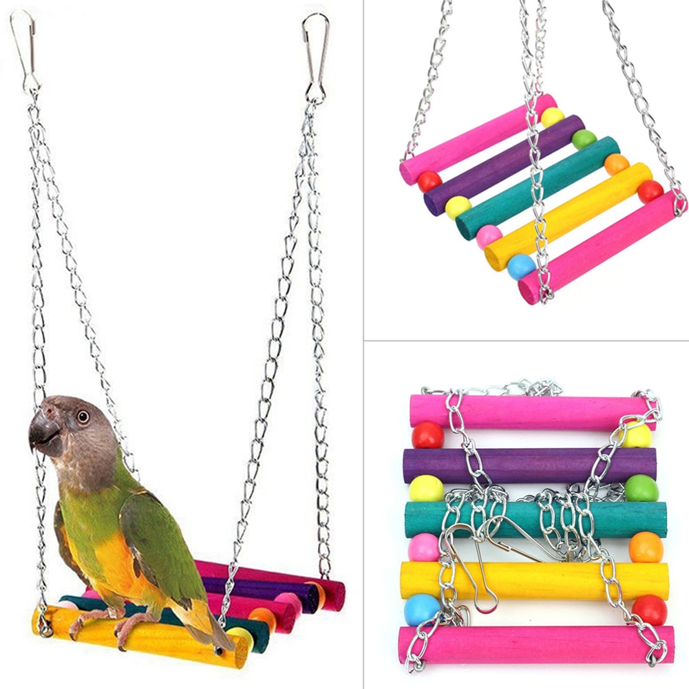 Jouets-balançoire-oiseaux-Accessoires-cage-oiseaux-Jouet-pour-oiseau