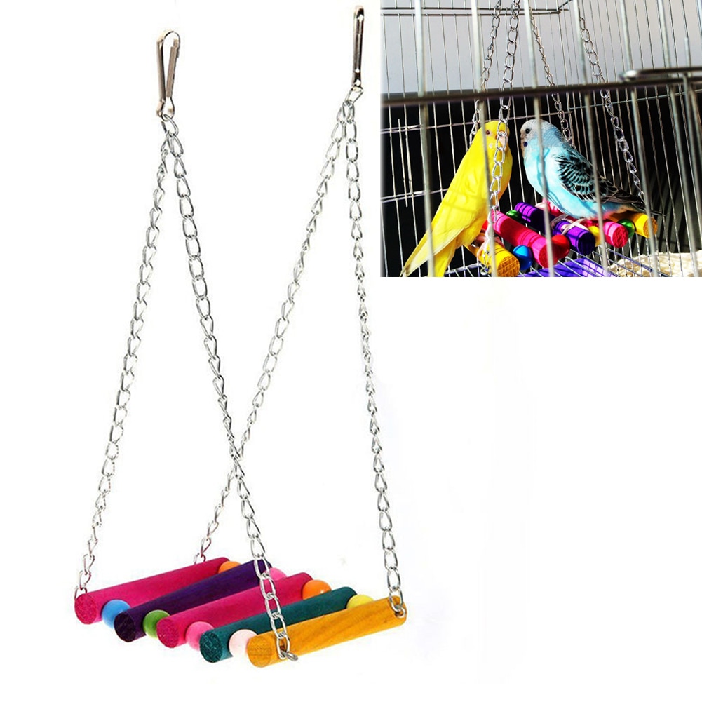 Jouets-balançoire-oiseaux-Accessoires-cage-oiseaux-Jouet-pour-oiseau