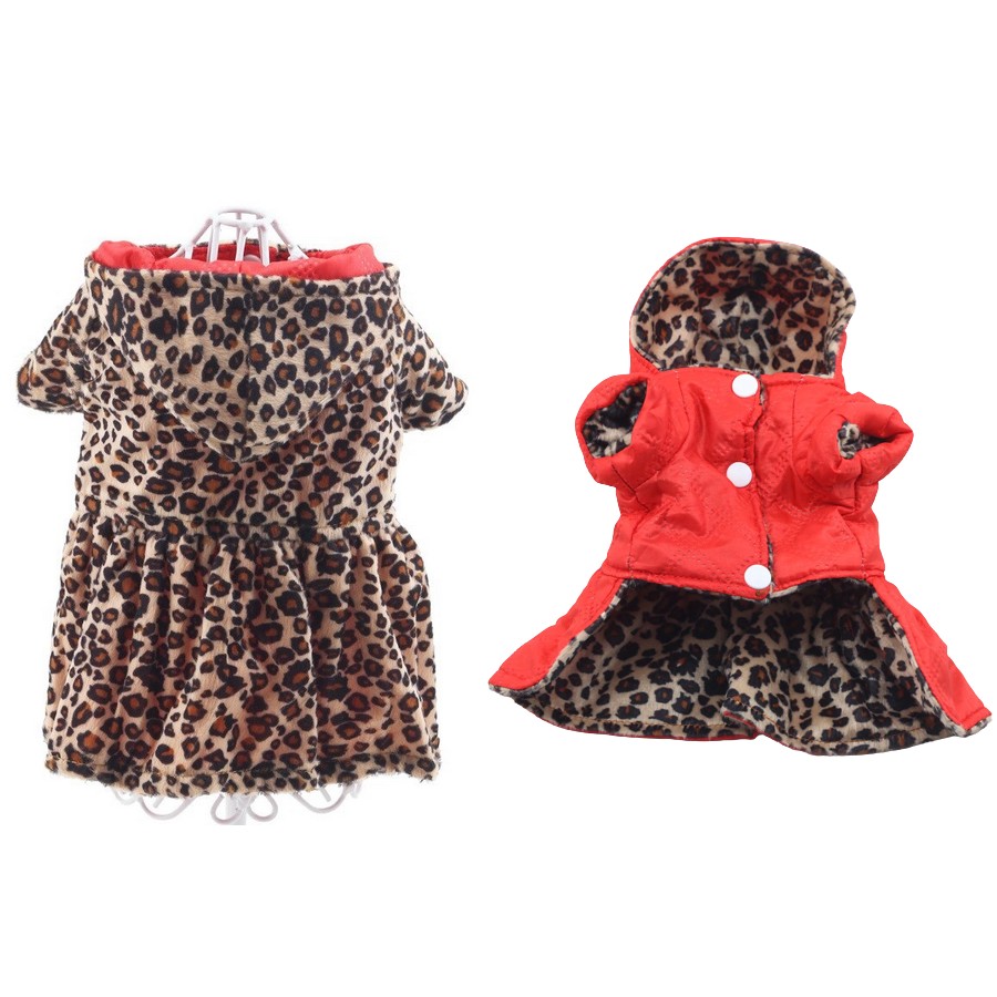 manteau leopard capuche