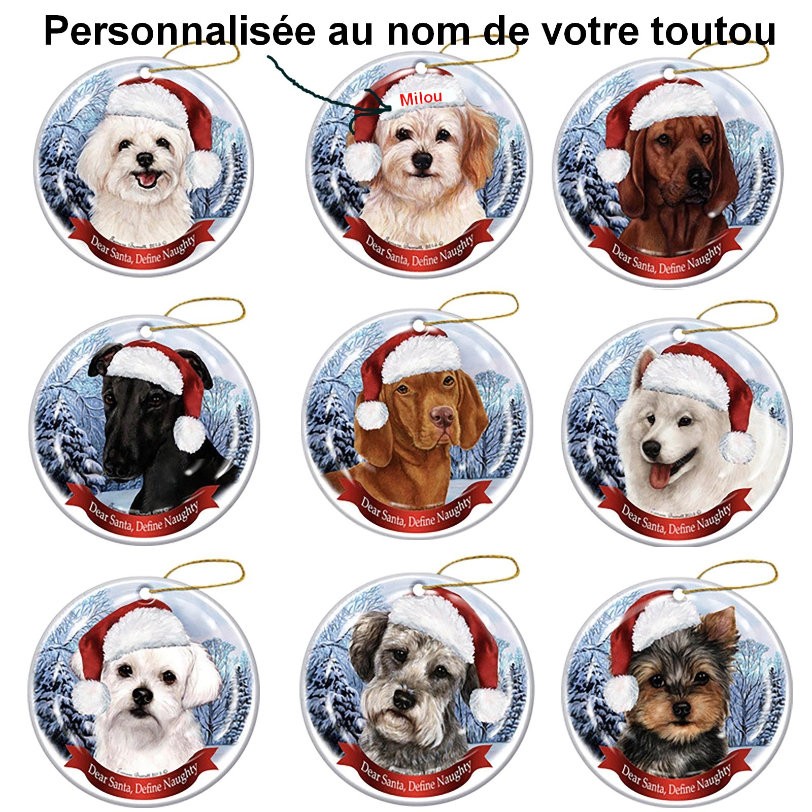 Decoration-sapin-noel-chien-Deco-sapin-chien-Boule-noel-chien-Noel-chiens