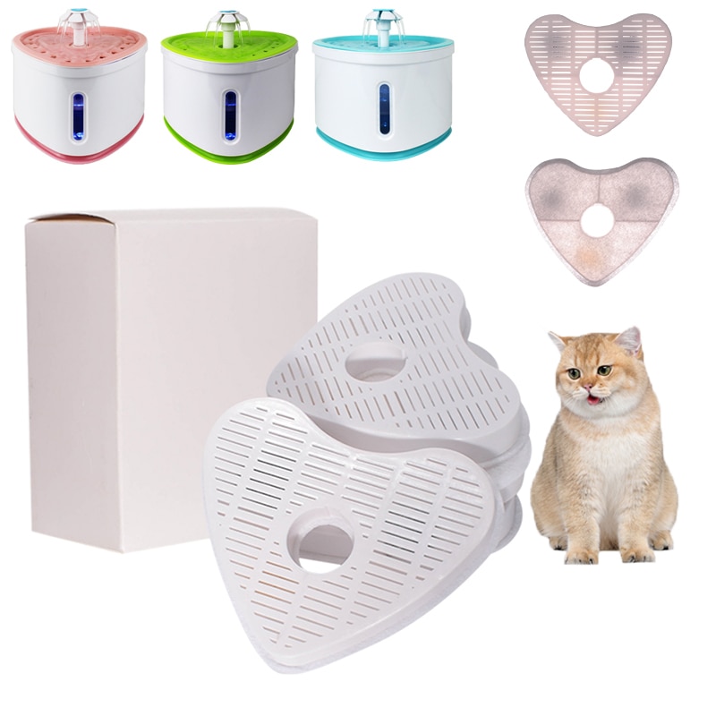 Filtre Fontaine Eau Chat, Lot de 16 Filtres De Remplacement pour