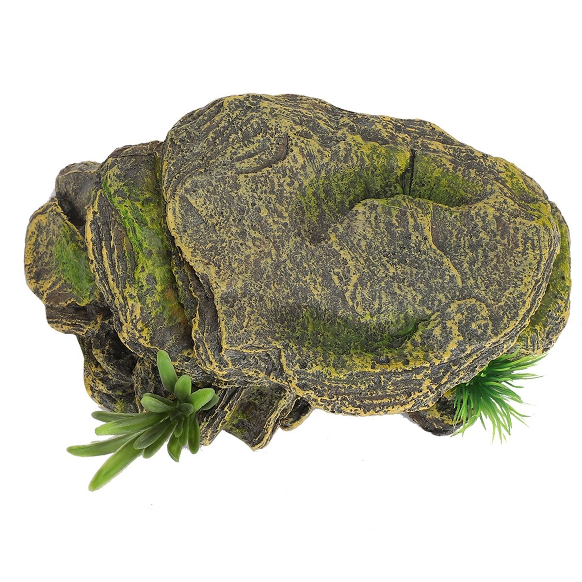 Decor-rocher-terrarium-Abri-tortue-d-eau-Cachette-reptile-Grotte-aquaterrarium