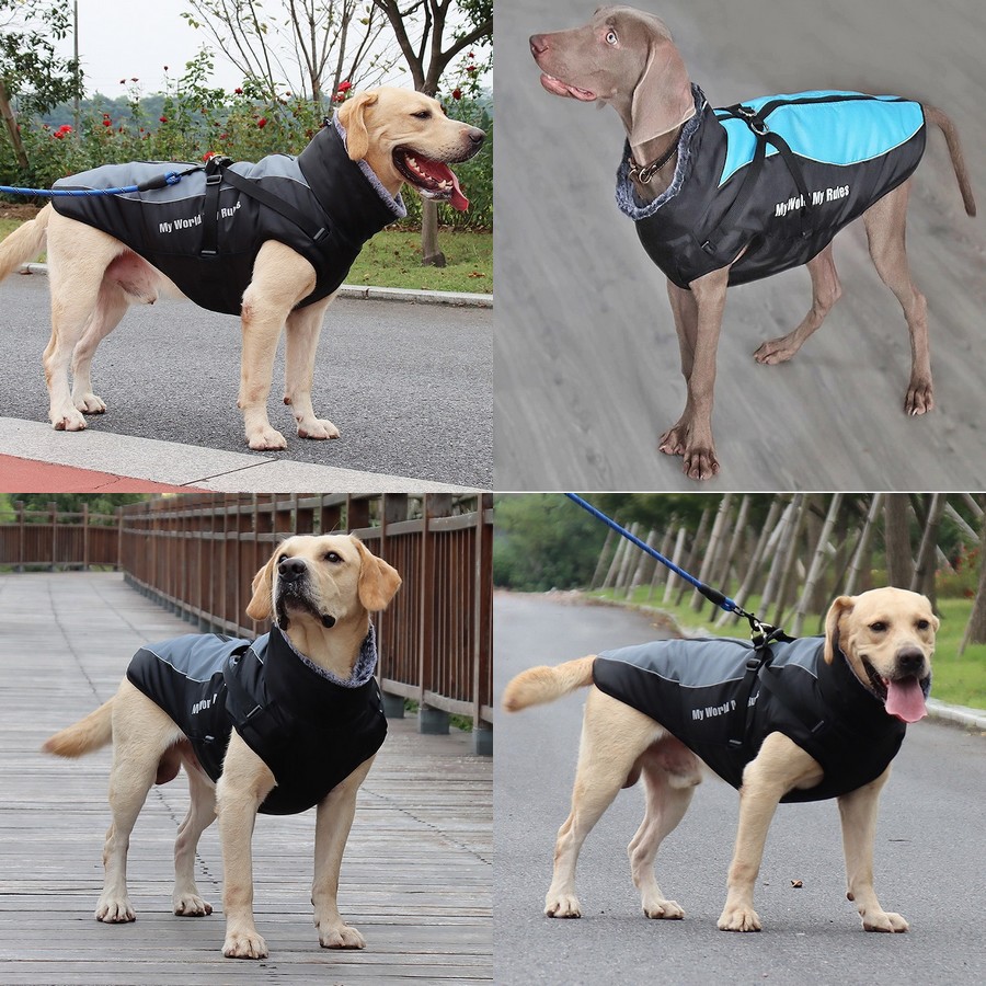 Vetements-pour-grands-chiens-Impermeable-grande-taille-pour-chien-omne-hiver-chaud-fourrure-collier-Manteau-waterproof-grands-chiens