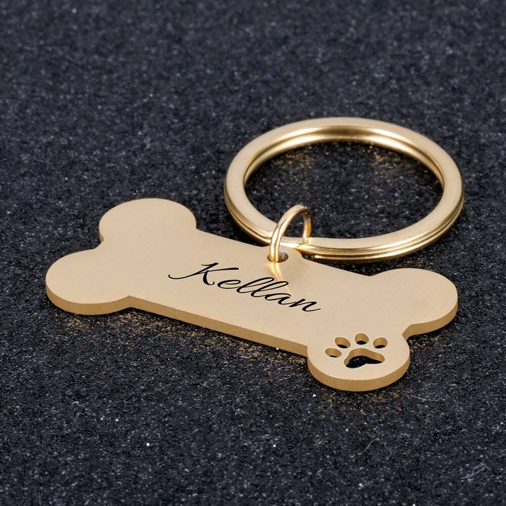 Medaille-gravee-pour-chien-Plaque-chien-identification-Medaille-personnalisee-os-chien