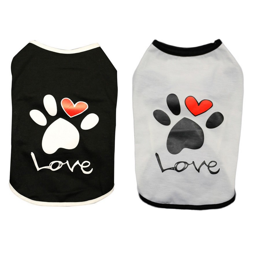 Tee-shirt-love-pour-chien-T-shirt-cœur-pour-grand-chien-Vetement-ete-love-pour-chiens