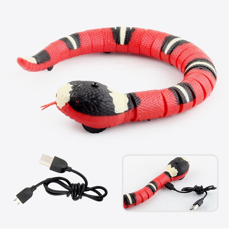 Jouet-serpent-pour-chat-Serpent-interactif-chat-Serpent-electronique-pour-chats