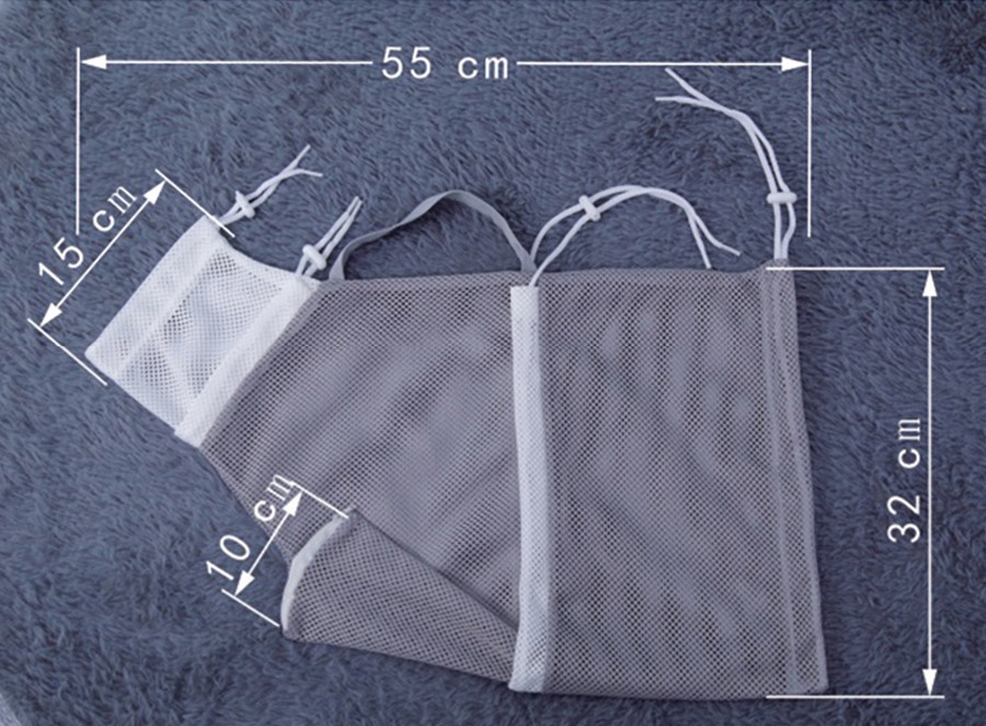 Sac De Contention Pour Chat - Nylon Respirant, Réglable, Anti-griffes - Pour Toilettage, Vétérinaire