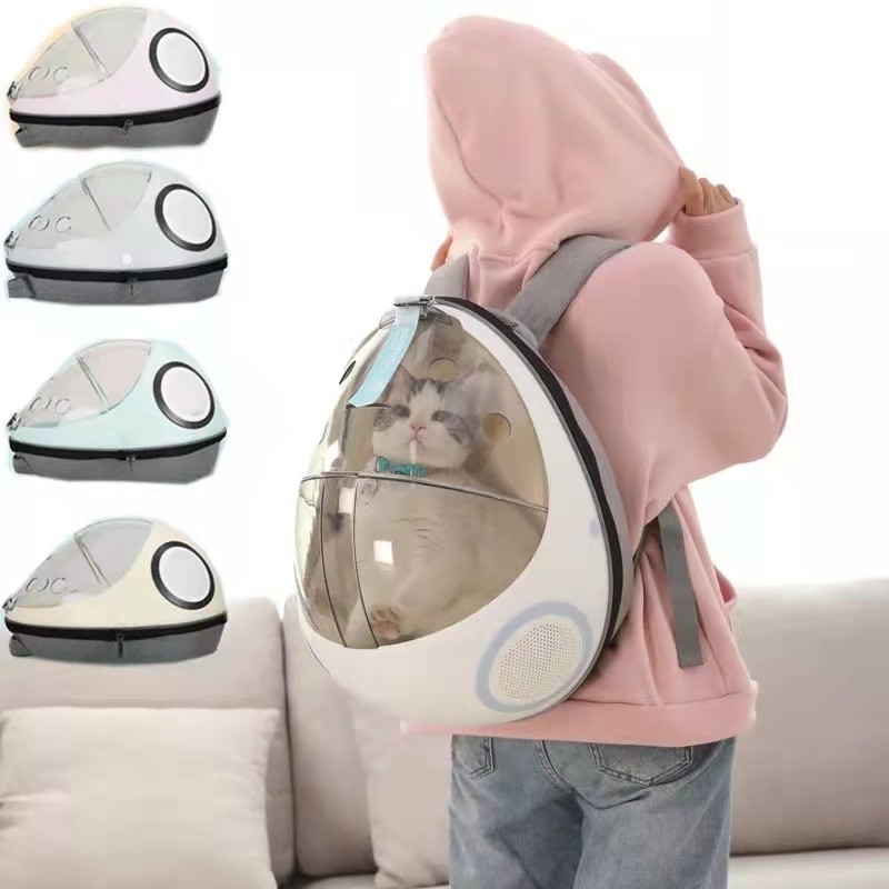 Sac-a-dos-capsule-pour chat-Sac-transport-capsule-pour-chien-Sac-a-dos-transparent-pour-animaux