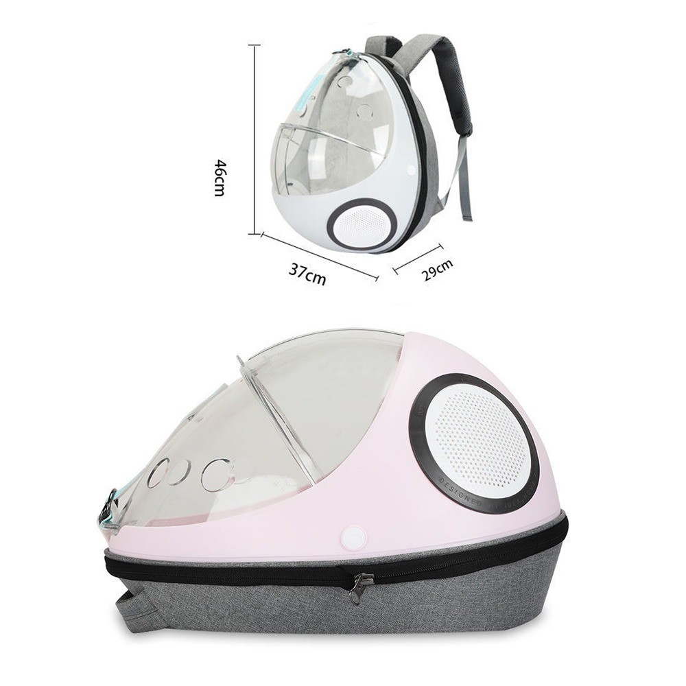 Sac-a-dos-capsule-pour chat-Sac-transport-capsule-pour-chien-Sac-a-dos-transparent-pour-animaux