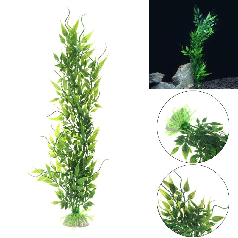 Heteranthera-artificielle-d-aquarium-Plante-artificielle-35cm-pour-aquarium-Grande-decoration-en-plastique-aquarium
