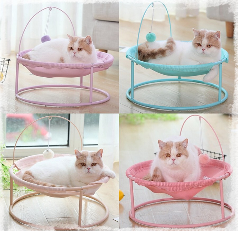 Lit-relax-pour-chat-Lit-avec-balle-pour-chat-Hamac-hiver-été-avec-jouet-catnip-pour-chat